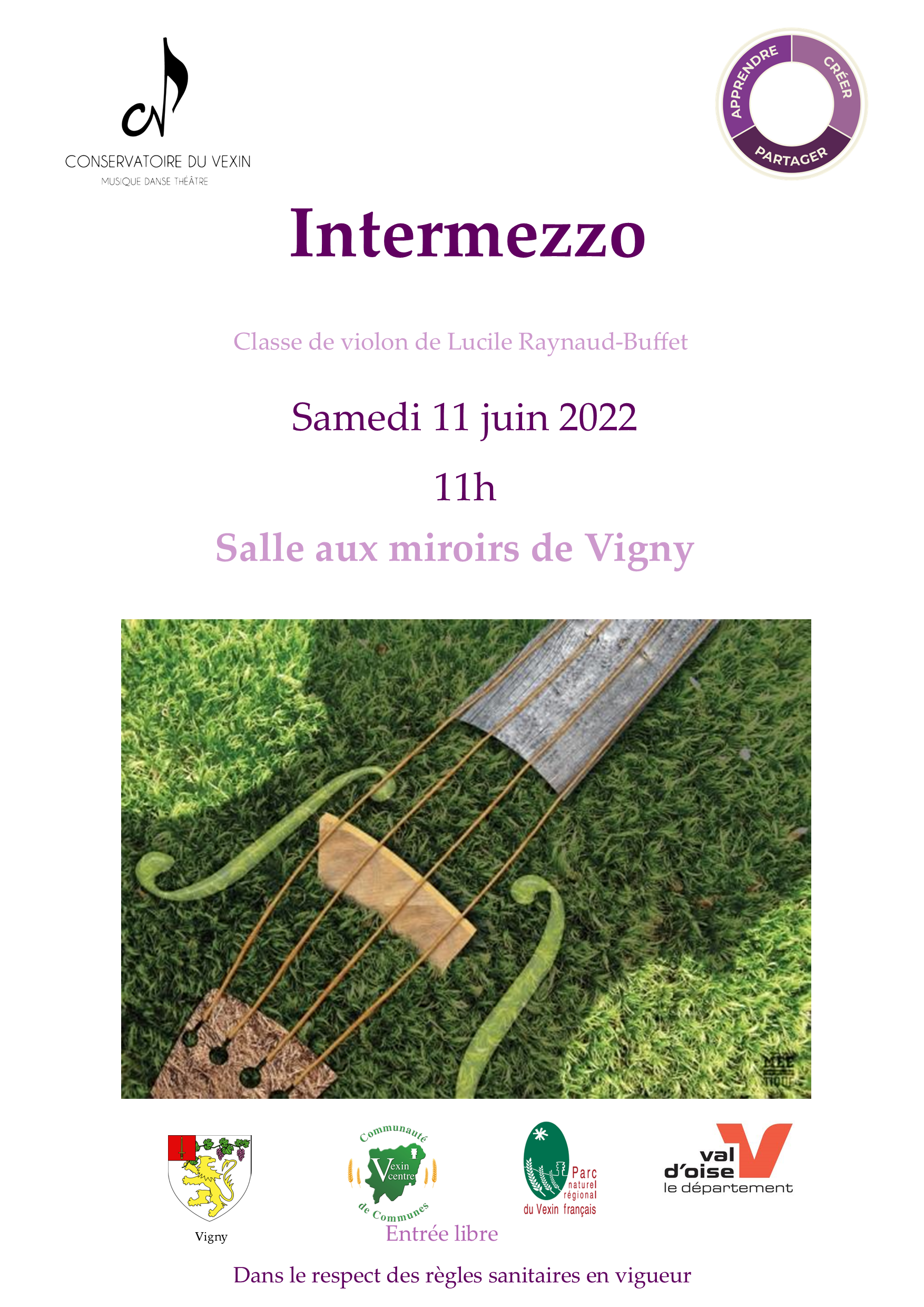 affiche intermezzo violons vigny 2022