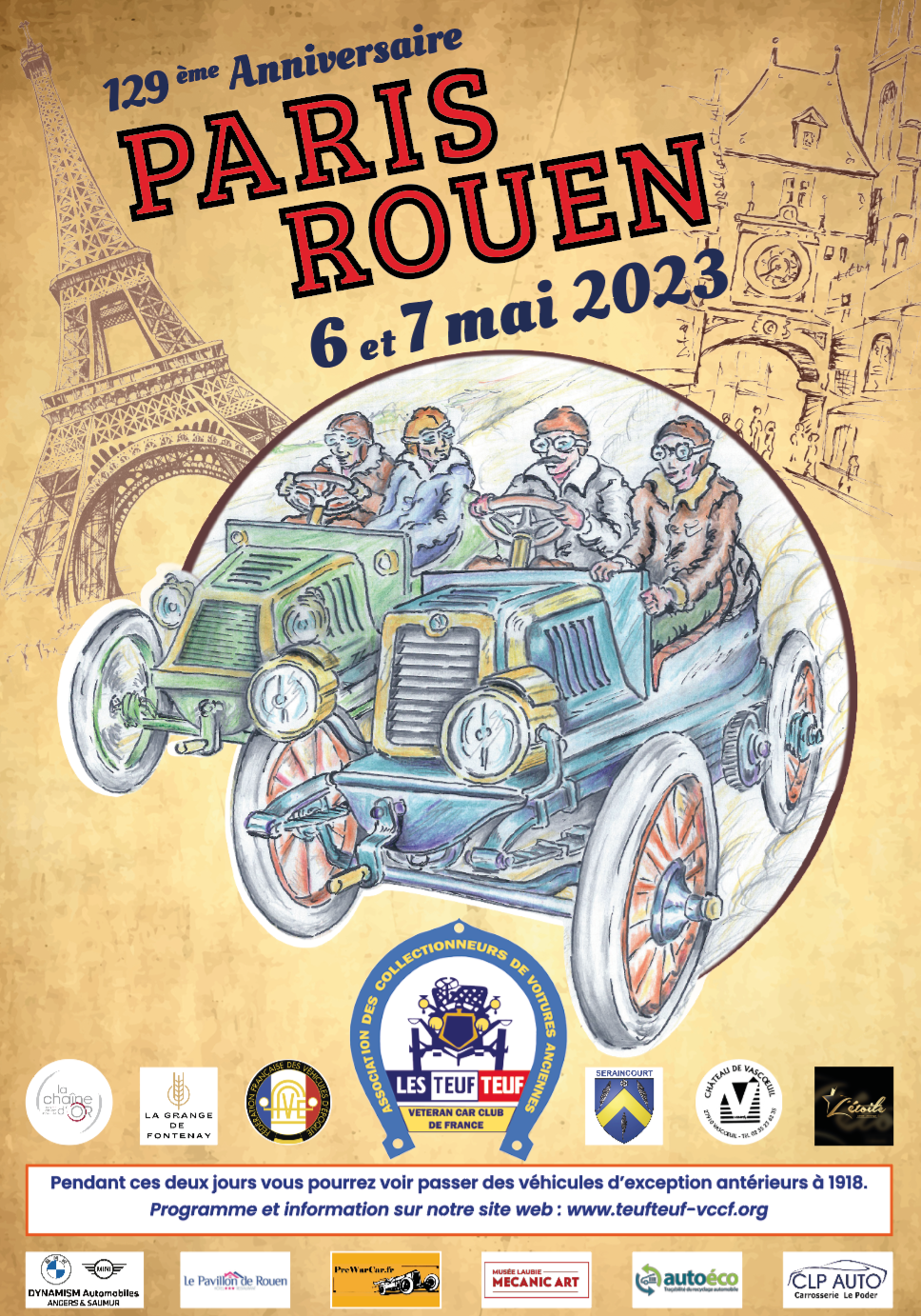 affiche PARIS ROUEN 2023