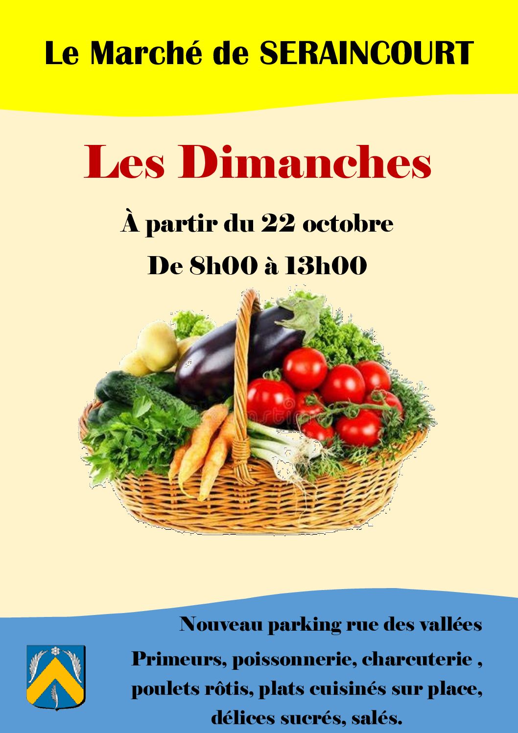 Affiche marché Les hirondelles sont de retour (voir actualités du mois)